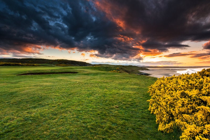 Bamburgh 1st green