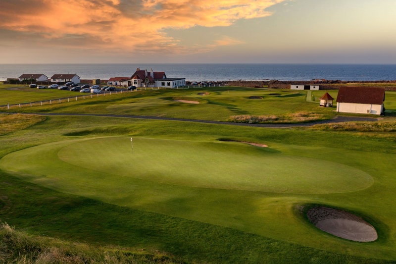 Dunstenburgh 2nd Hole & Clubhouse